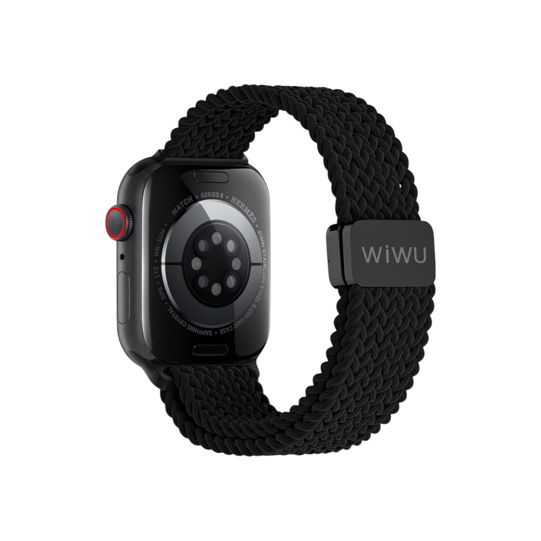 WiWU Nylon magnetic watch band "Black" Wi-WB004 42/44/45/49